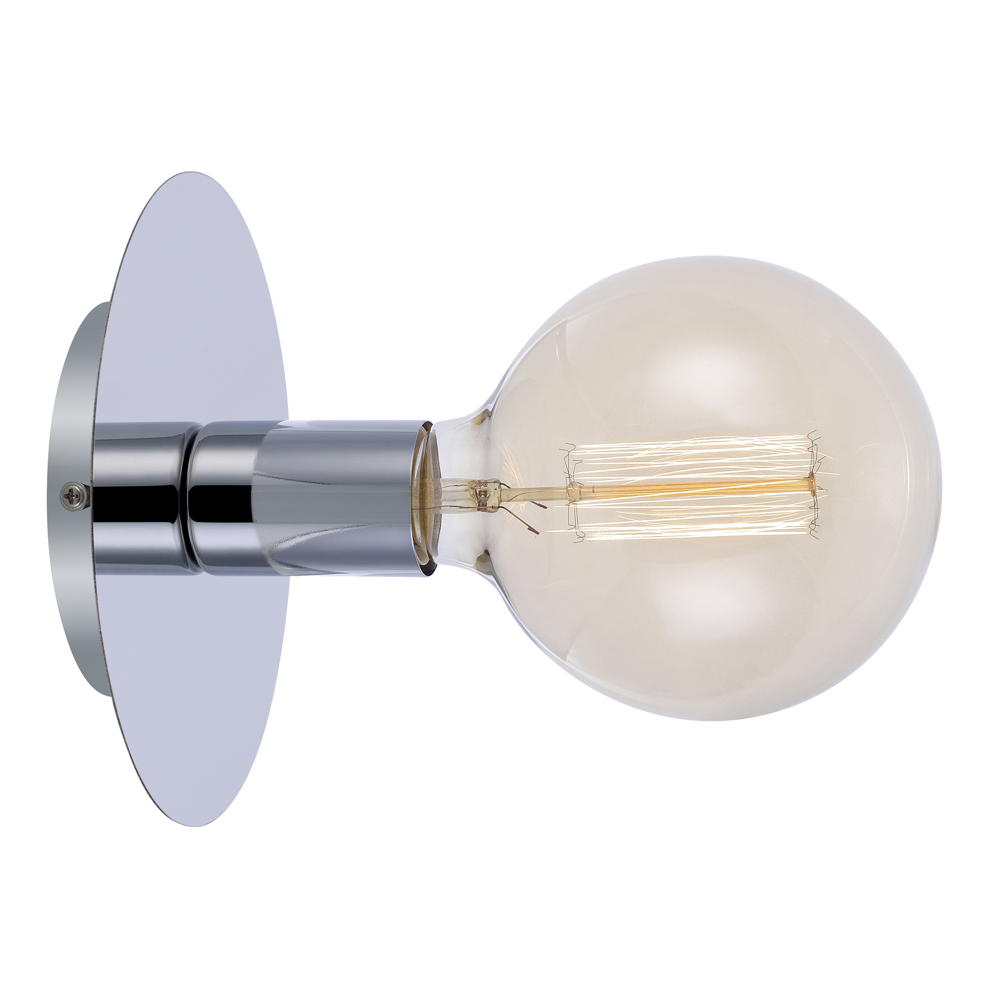 Disc Wand/Plafondlamp chroom Disc Wand/Plafondlamp chroom
