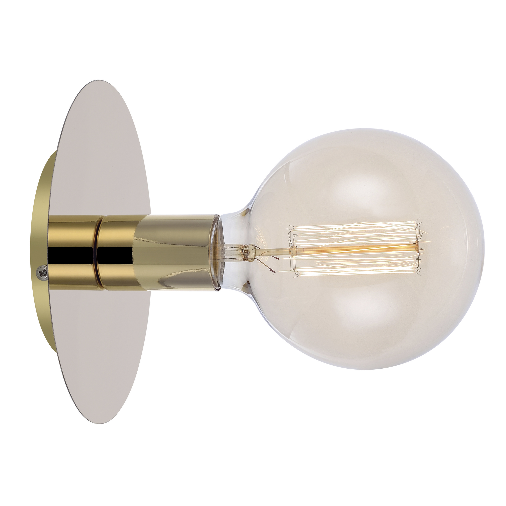 Disc Wand/Plafondlamp messing Disc Wand/Plafondlamp messing