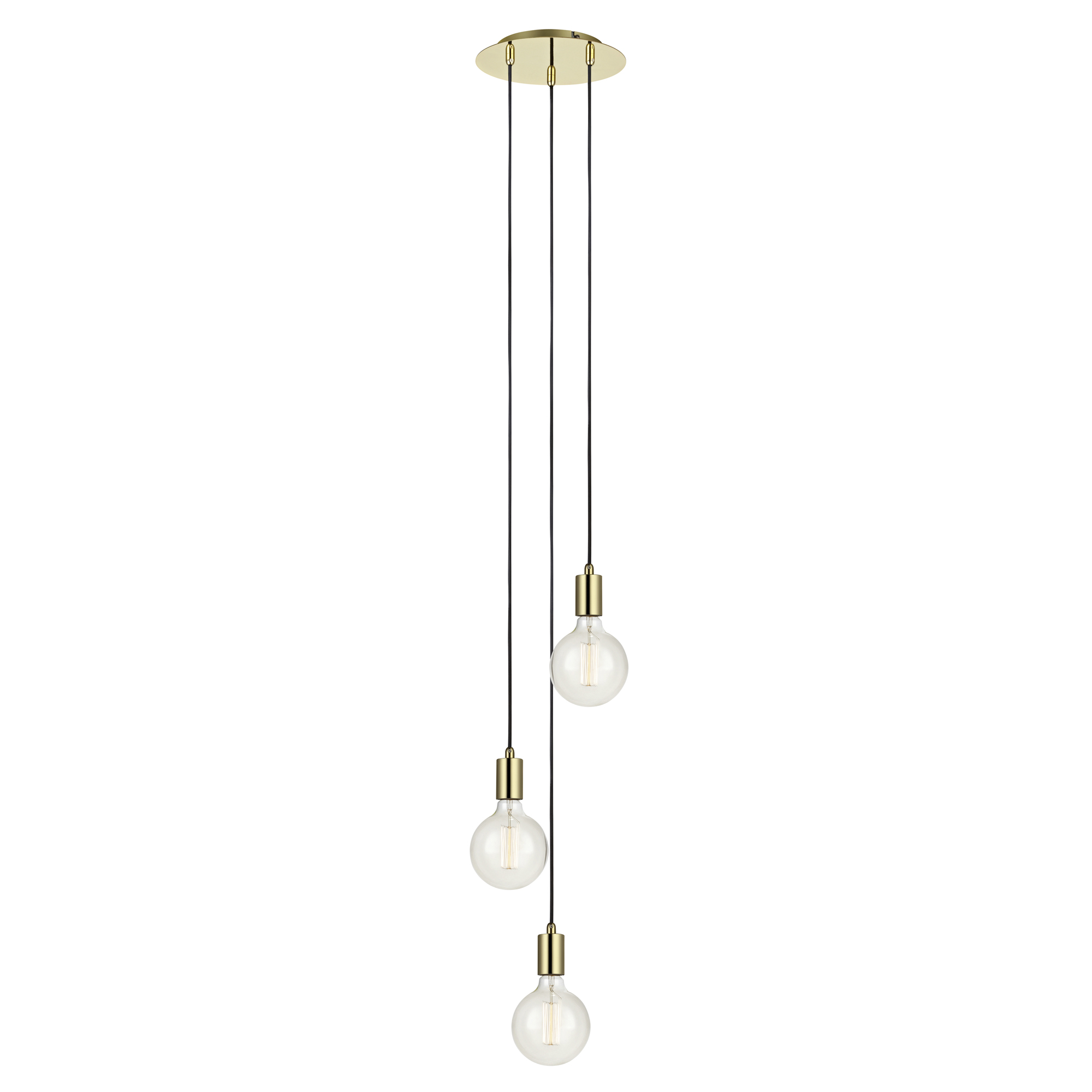 Sky 3-lichts Hanglamp messing Sky 3-lichts Hanglamp messing