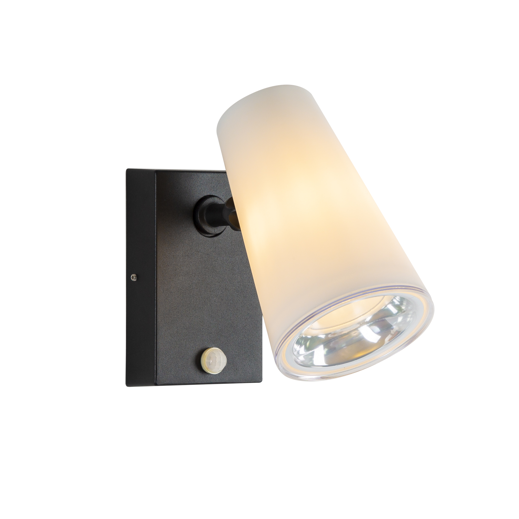 Buitenlamp met bewegingsmelder Spotter Melkglas E27 fitting sensor Buitenlamp met bewegingsmelder Spotter Melkglas E27 fitting sensor