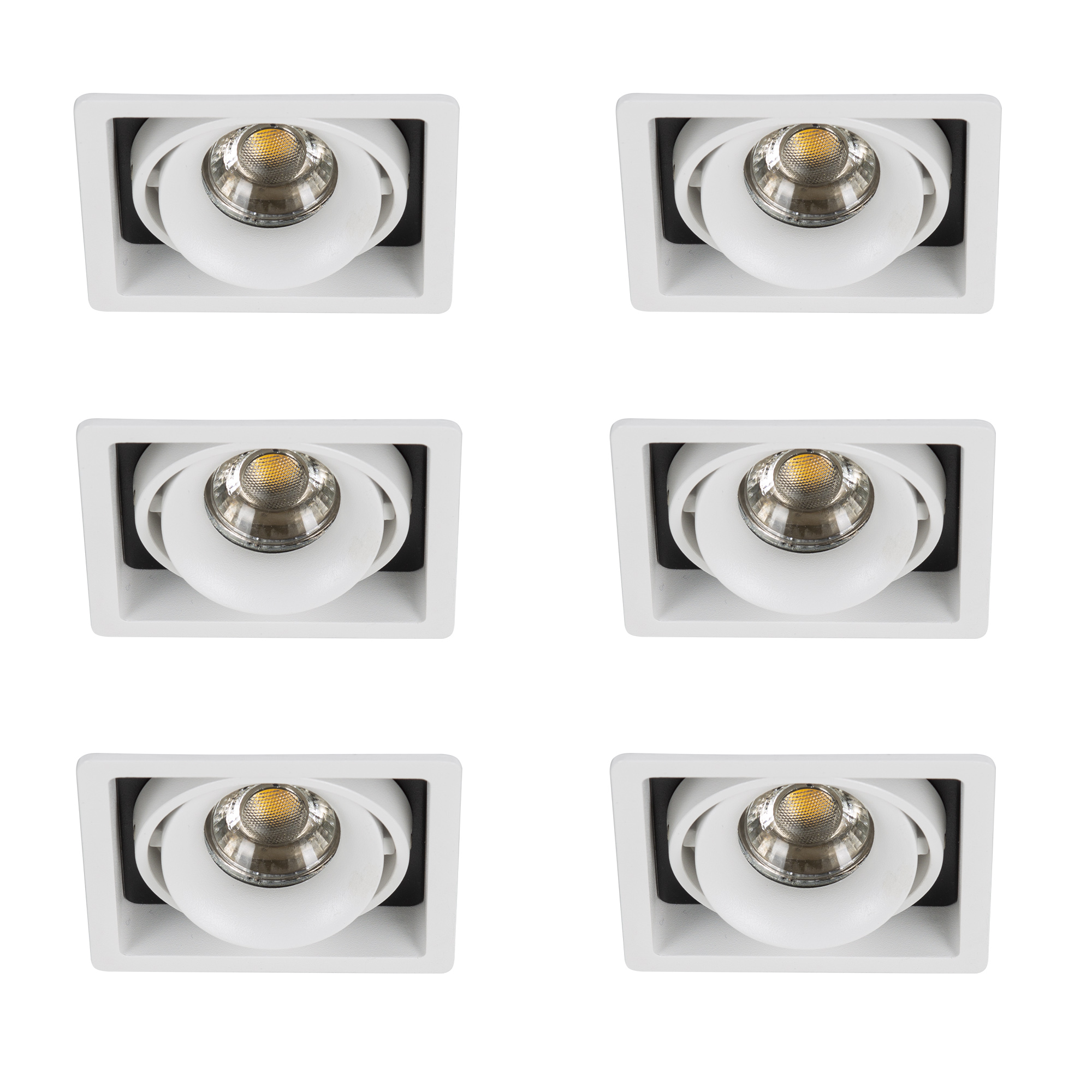 Inbouwspot Bjorn 1 wit set 6 stuks Inbouwspot Bjorn 1 wit set 6 stuks