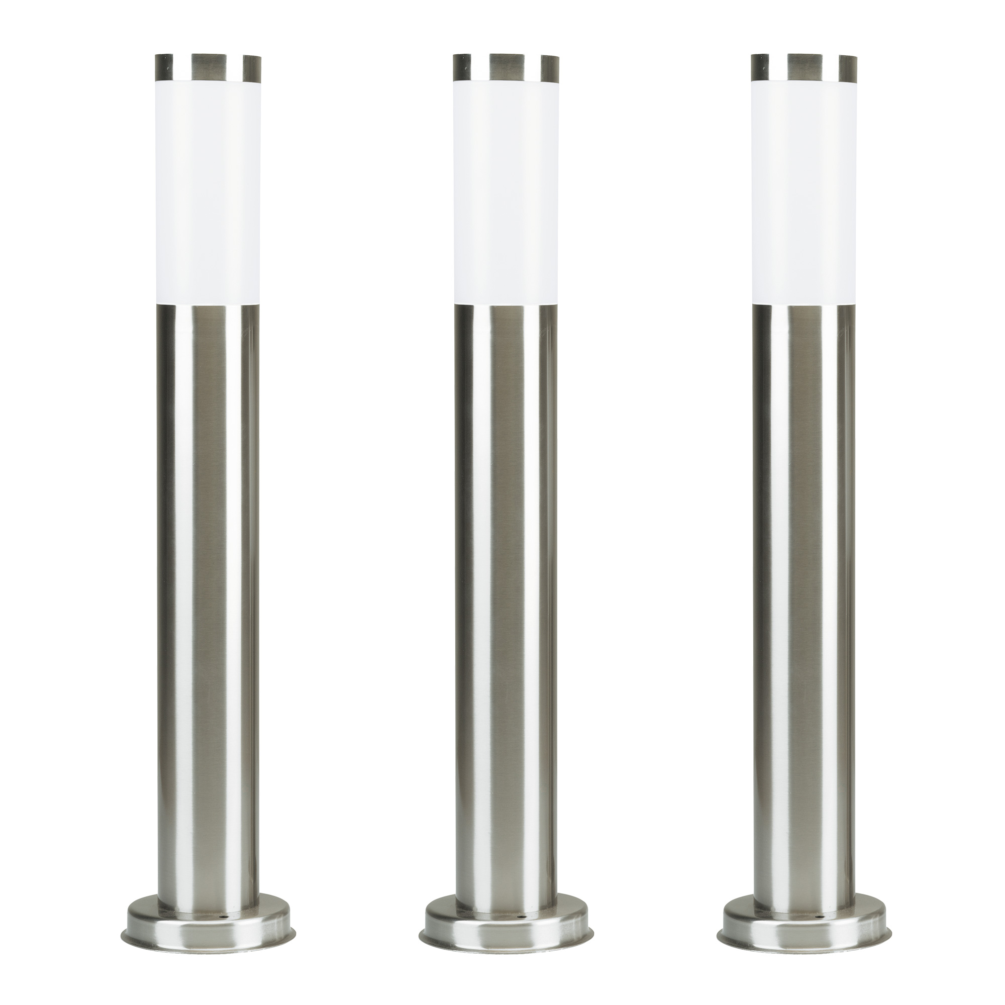 Lech 2 (set van 3 stuks) RVS Tuinlamp