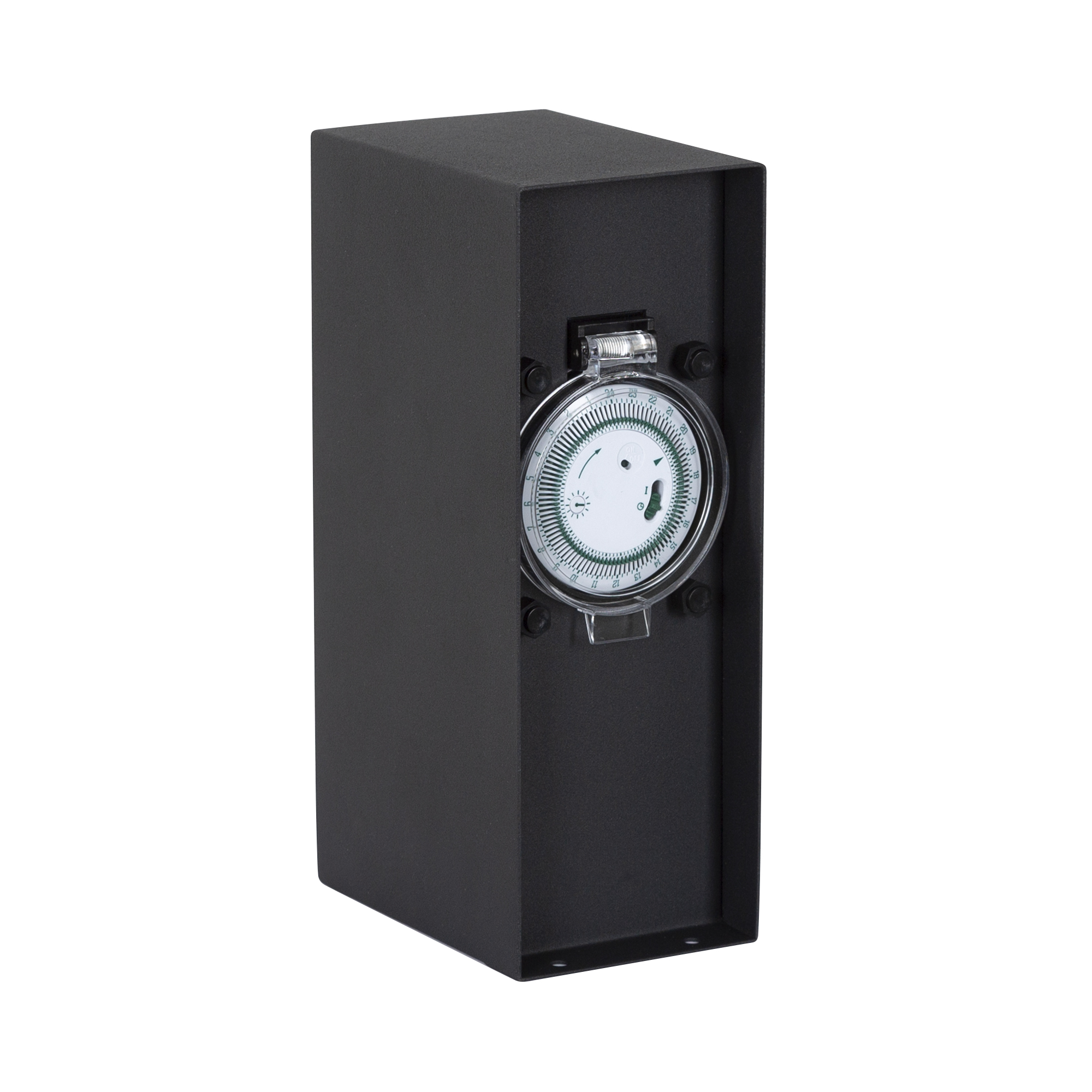 Buitenstopcontact Charge Timer Tuinstopcontact zwart Buitenstopcontact Charge Timer Tuinstopcontact zwart