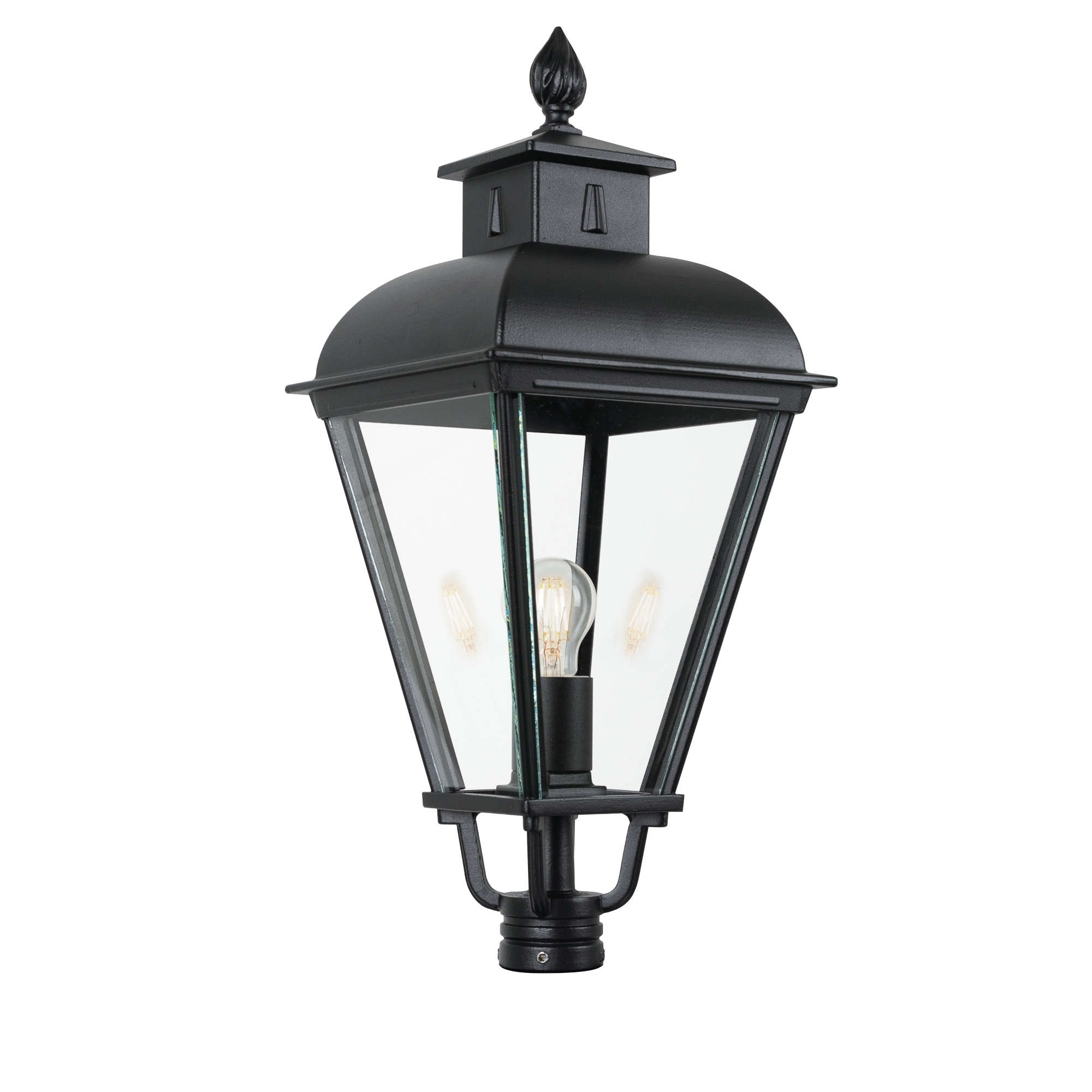 Vondel vierkante Kap buitenlamp zwart Vondel vierkante Kap buitenlamp zwart