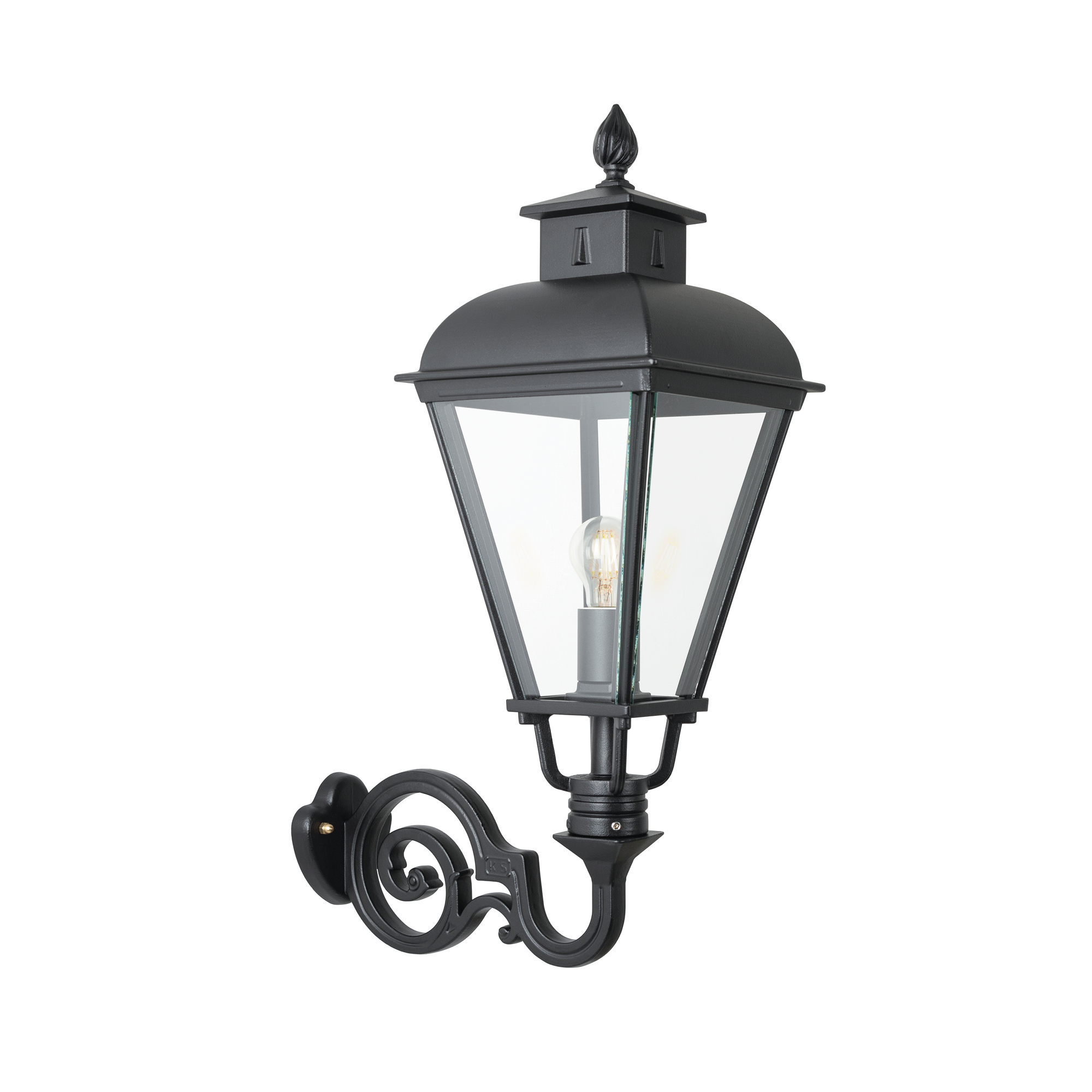 Buitenlamp vierkant zwart Vondel A