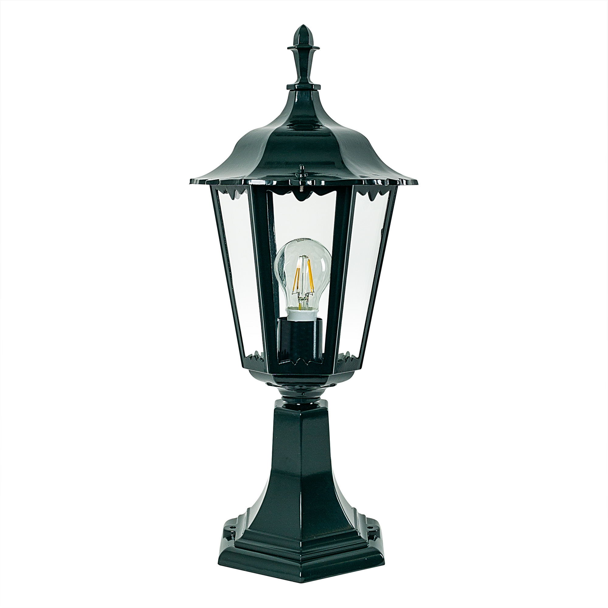 Buitenlamp Ancona sokkel Dag Nacht Schemersensor LED