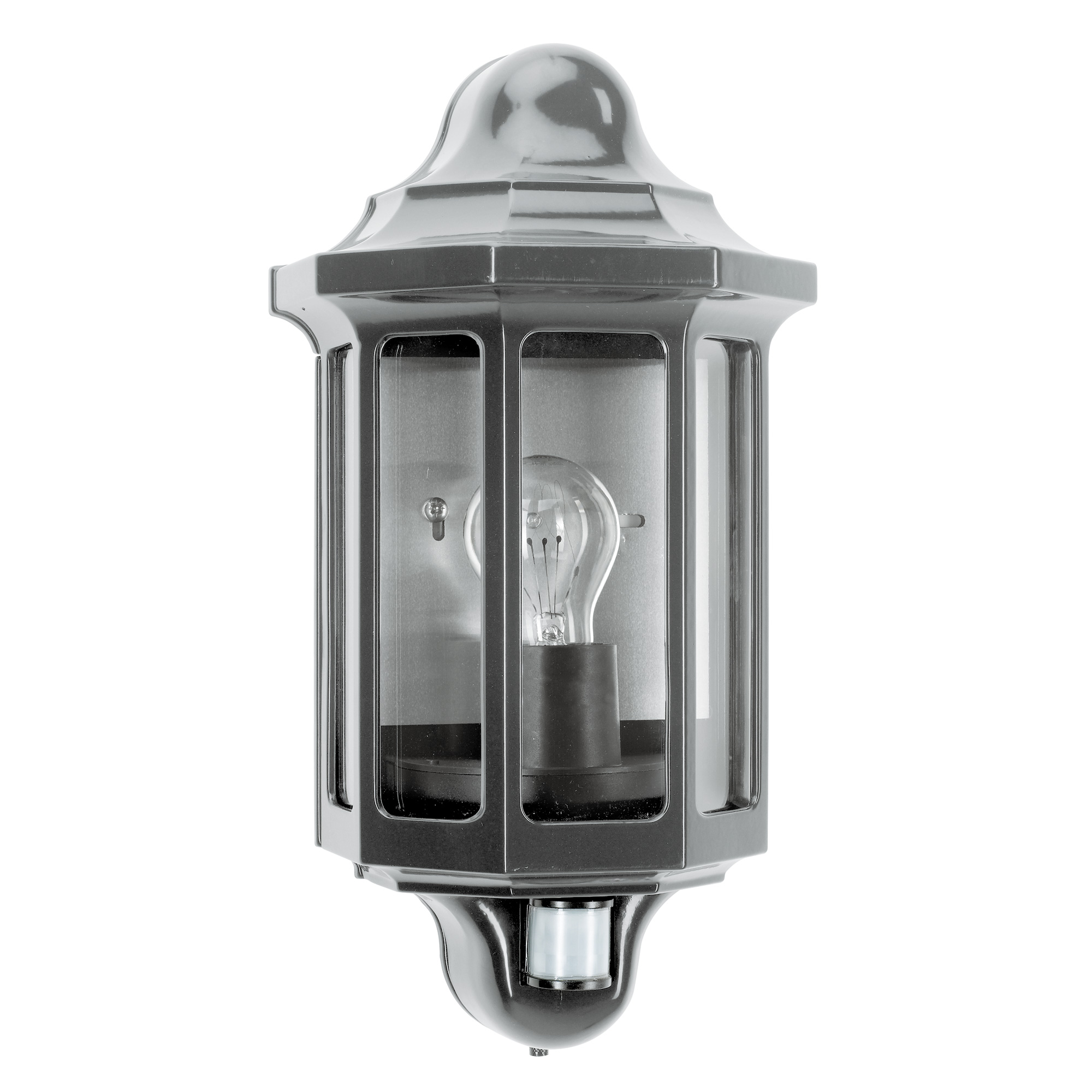 Klassieke buitenlamp met sensor Loreo Antraciet Klassieke buitenlamp met sensor Loreo Antraciet