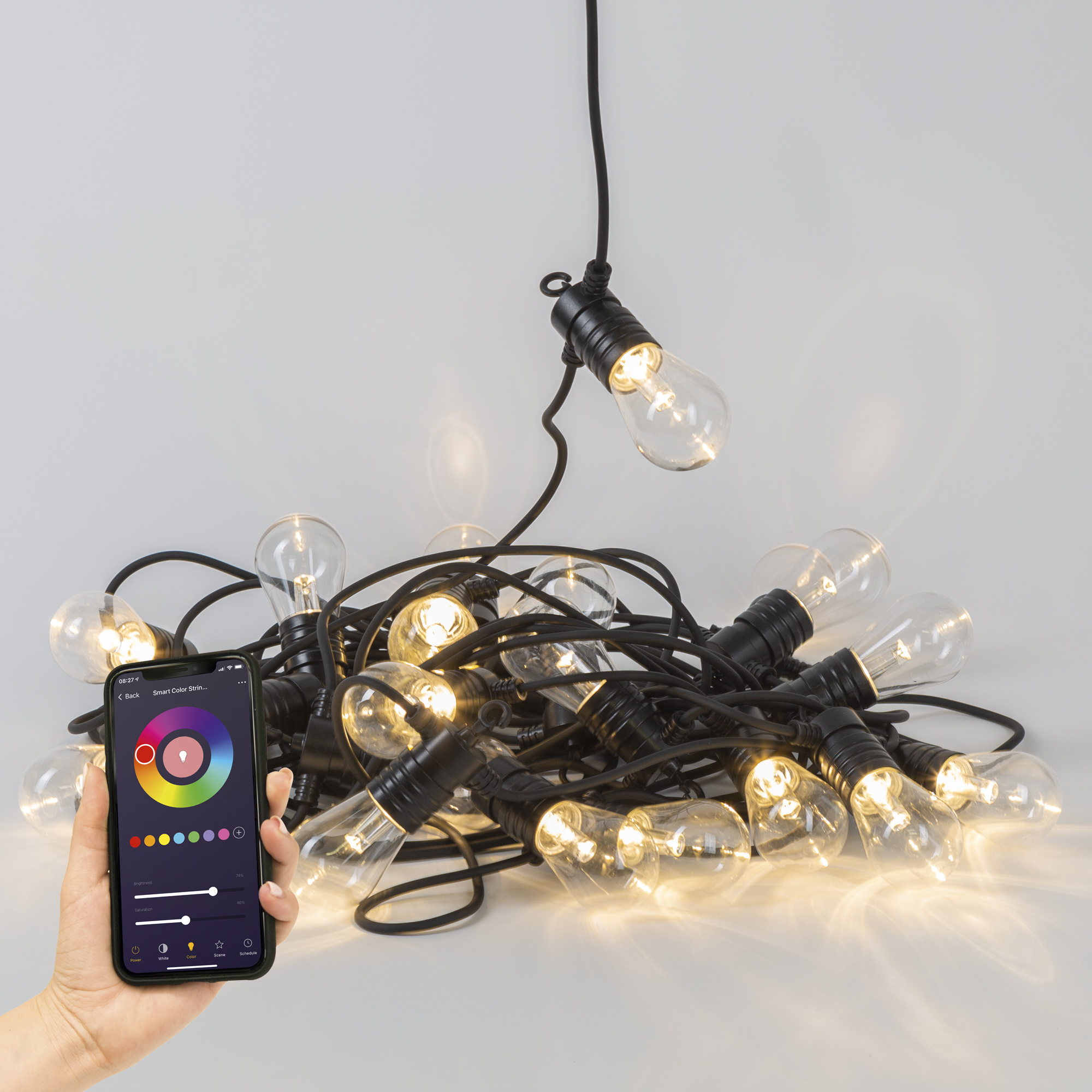 Lichtsnoer RGB 20m buiten LED met Wifi