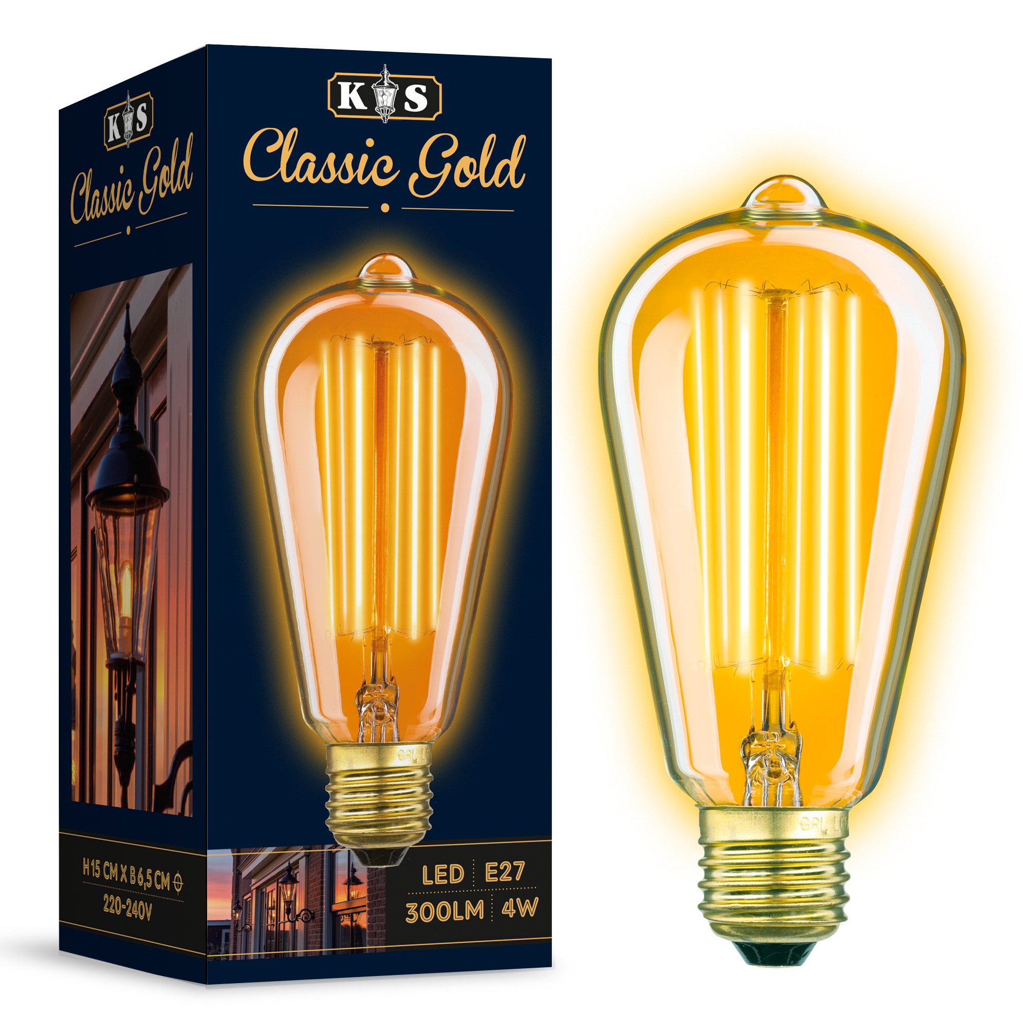 LED Kooldraadlamp Edison LED Kooldraadlamp Edison