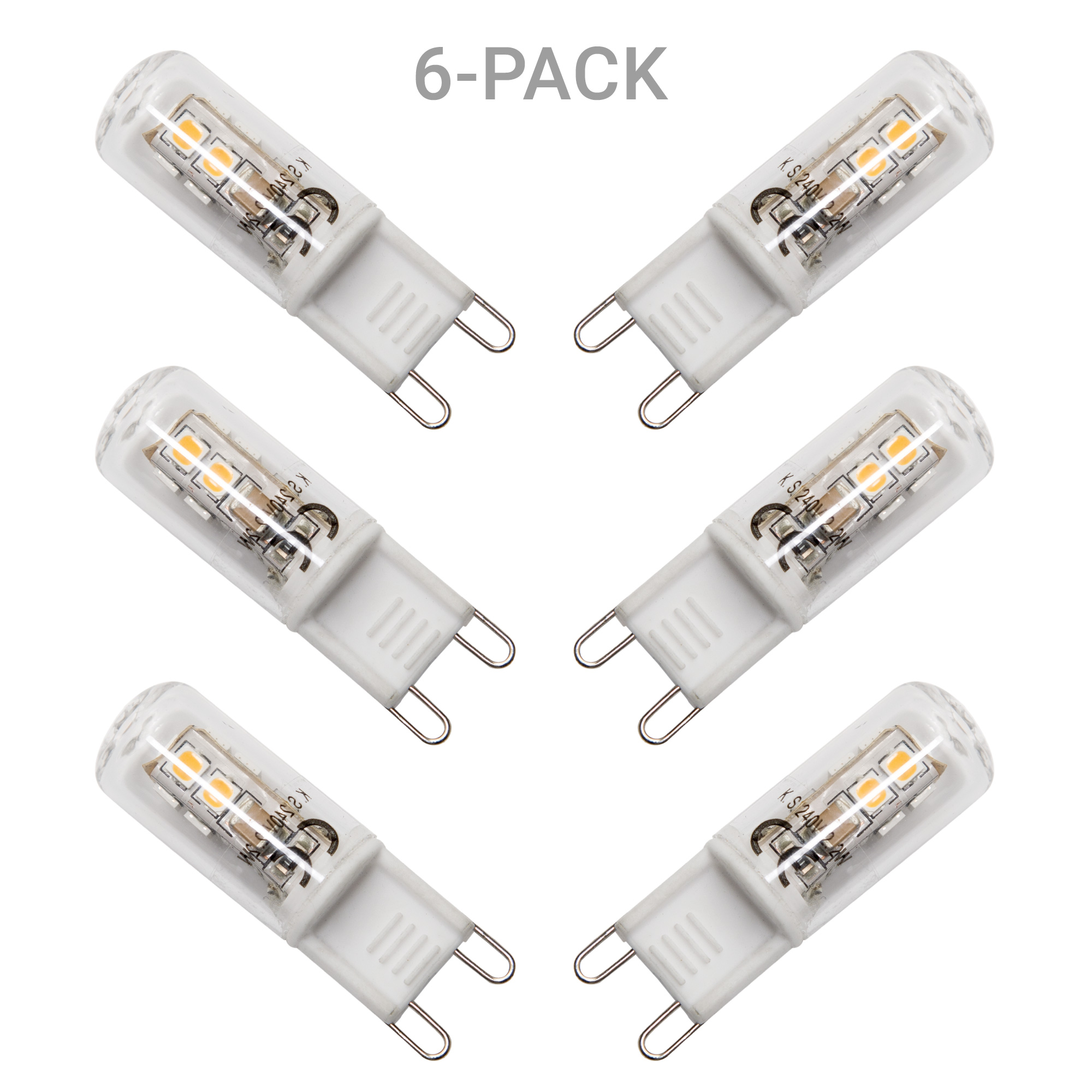 6-pack KS G9, LED 2.2W 6-pack KS G9, LED 2.2W