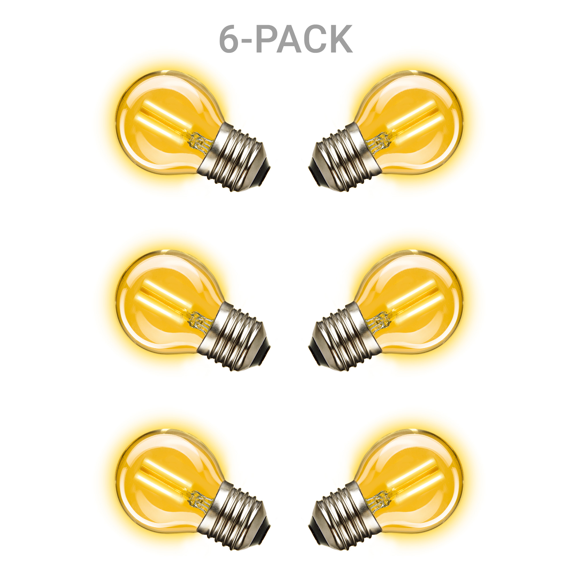 6-pack Mini Gold Ledlamp 6-pack Mini Gold Ledlamp