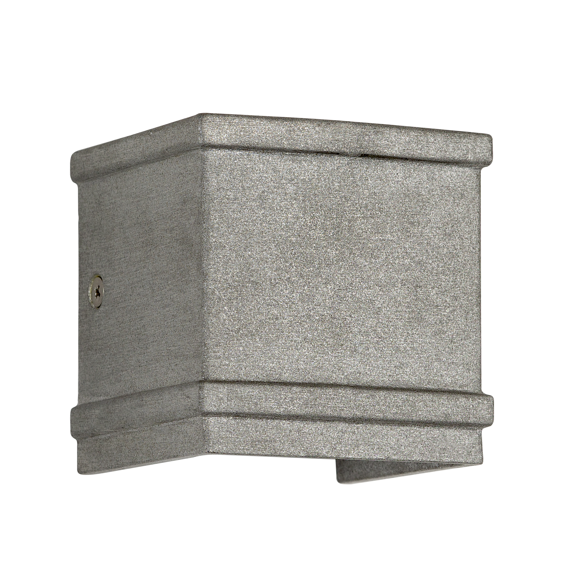 Borgo wandspot ruw aluminium buitenlamp