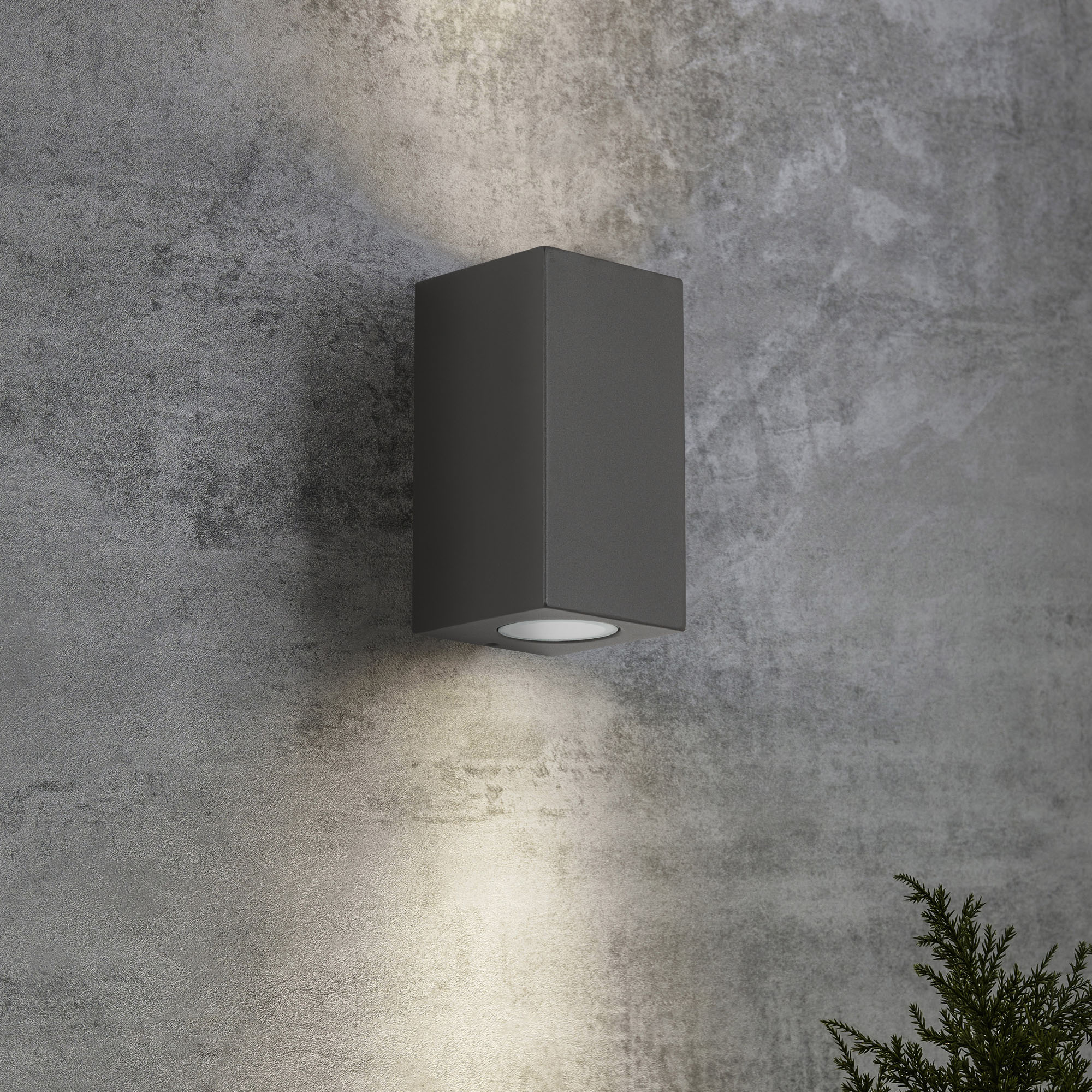 Levi up- en downlighter antraciet