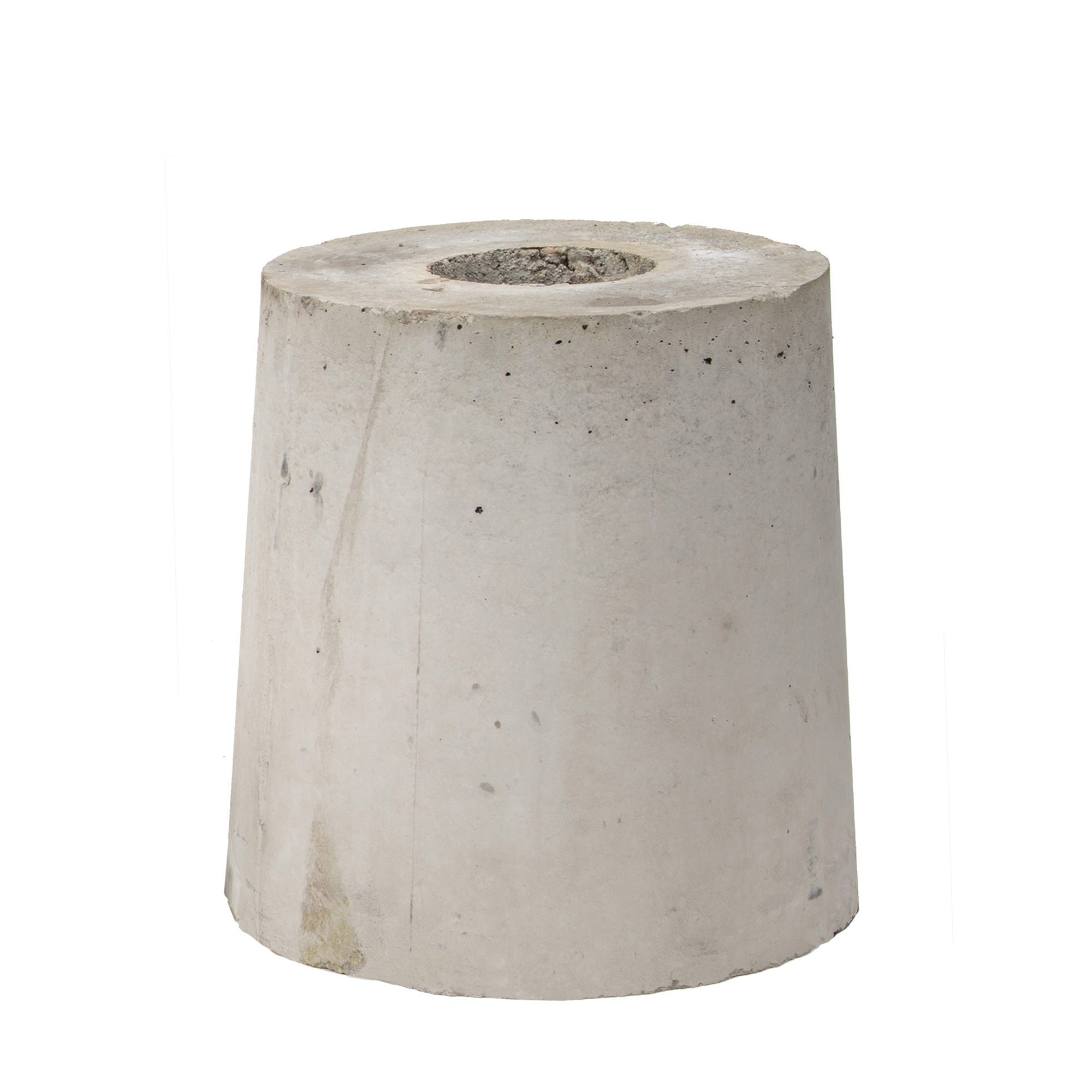Betonblok rond klein Betonblok rond klein