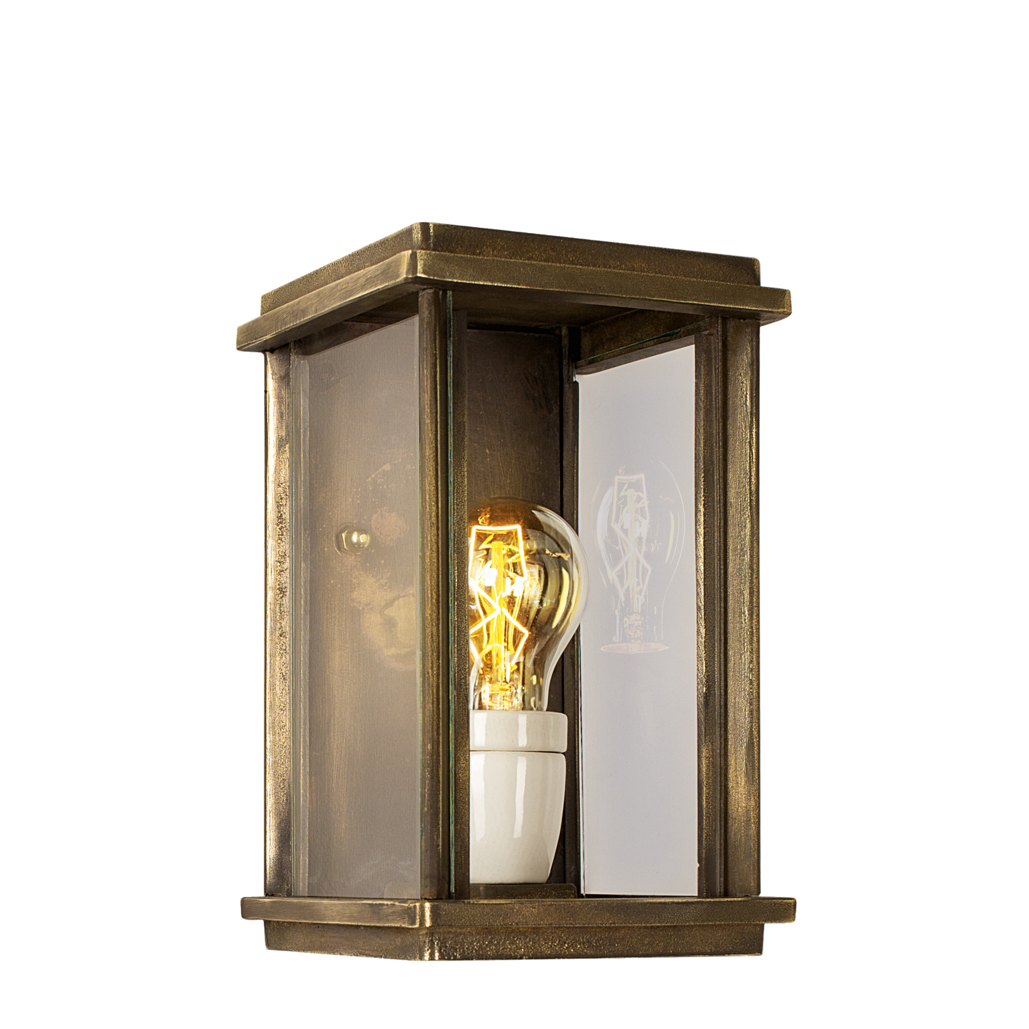 Muurlamp Capital S brons Muurlamp Capital S brons
