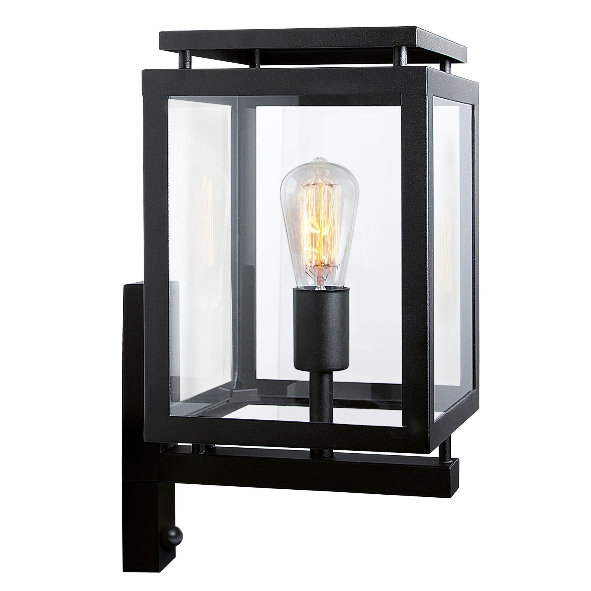 Buitenlamp De Vecht Zwart Met Bewegingssensor Buitenlamp De Vecht Zwart Met Bewegingssensor