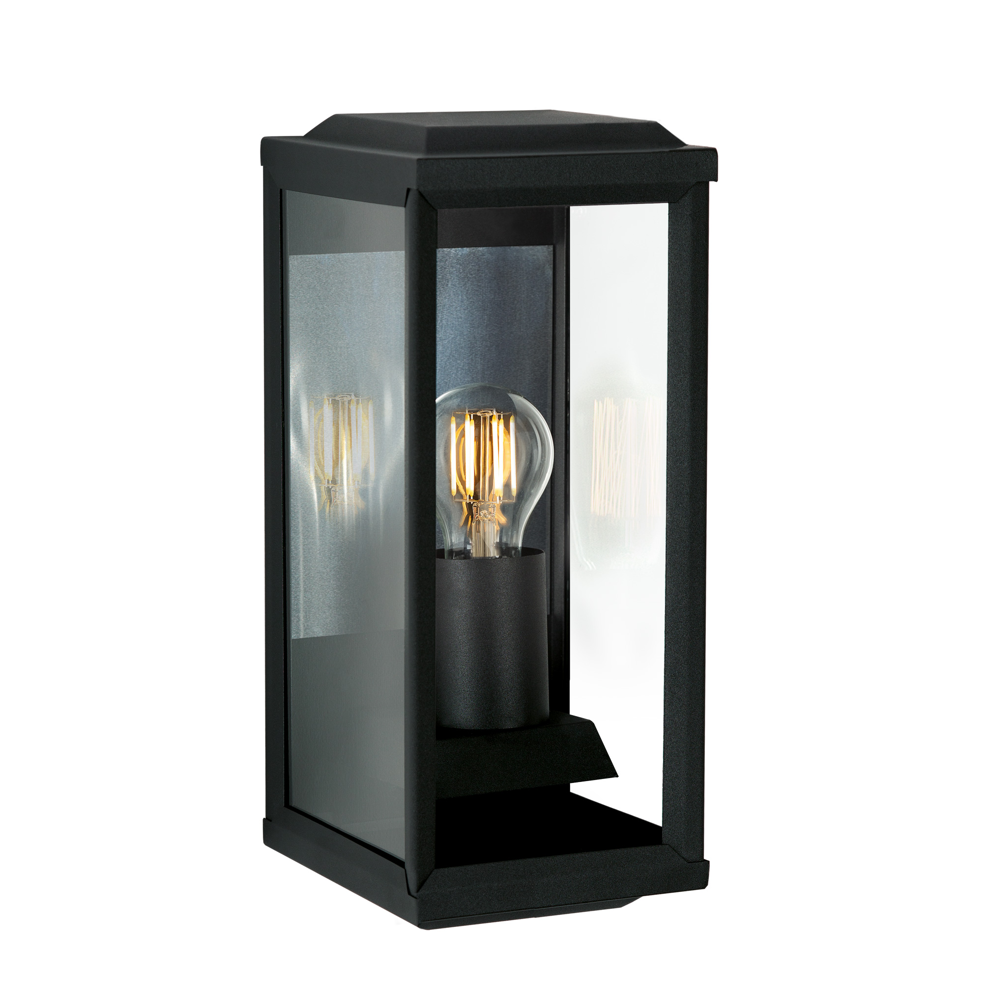 Buitenlamp 't Gooi Zwart Wandlamp Plat Medium Buitenlamp 't Gooi Zwart Wandlamp Plat Medium