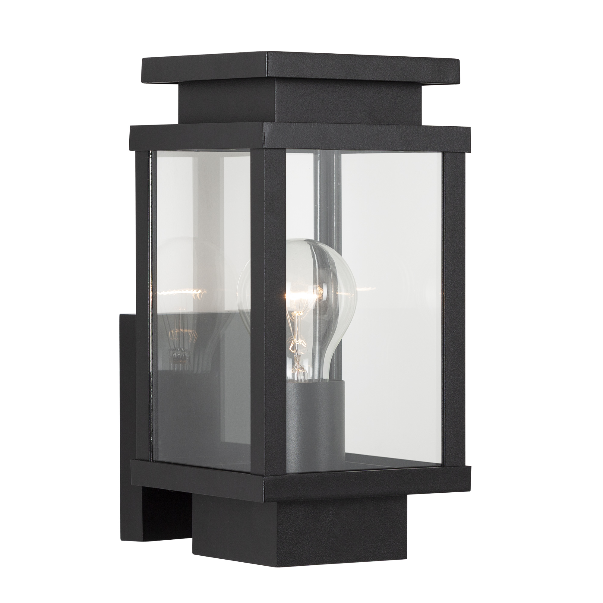 Buitenlamp wandlamp zwart Boston
