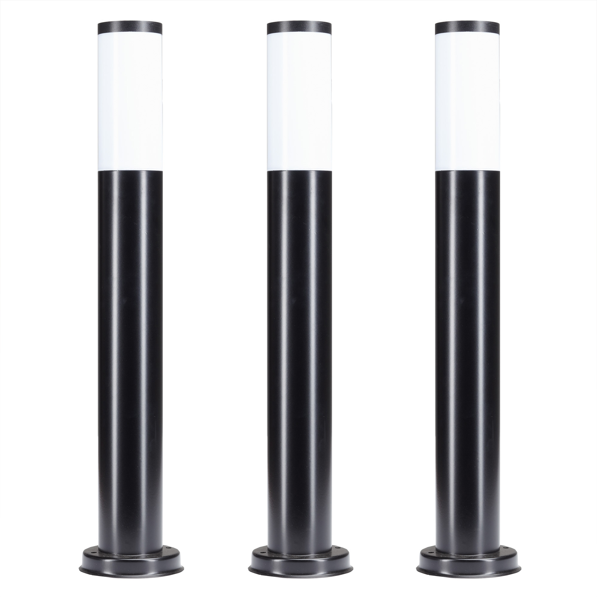 Lech zwart 2 set 3 stuks tuinlamp Lech zwart 2 set 3 stuks tuinlamp