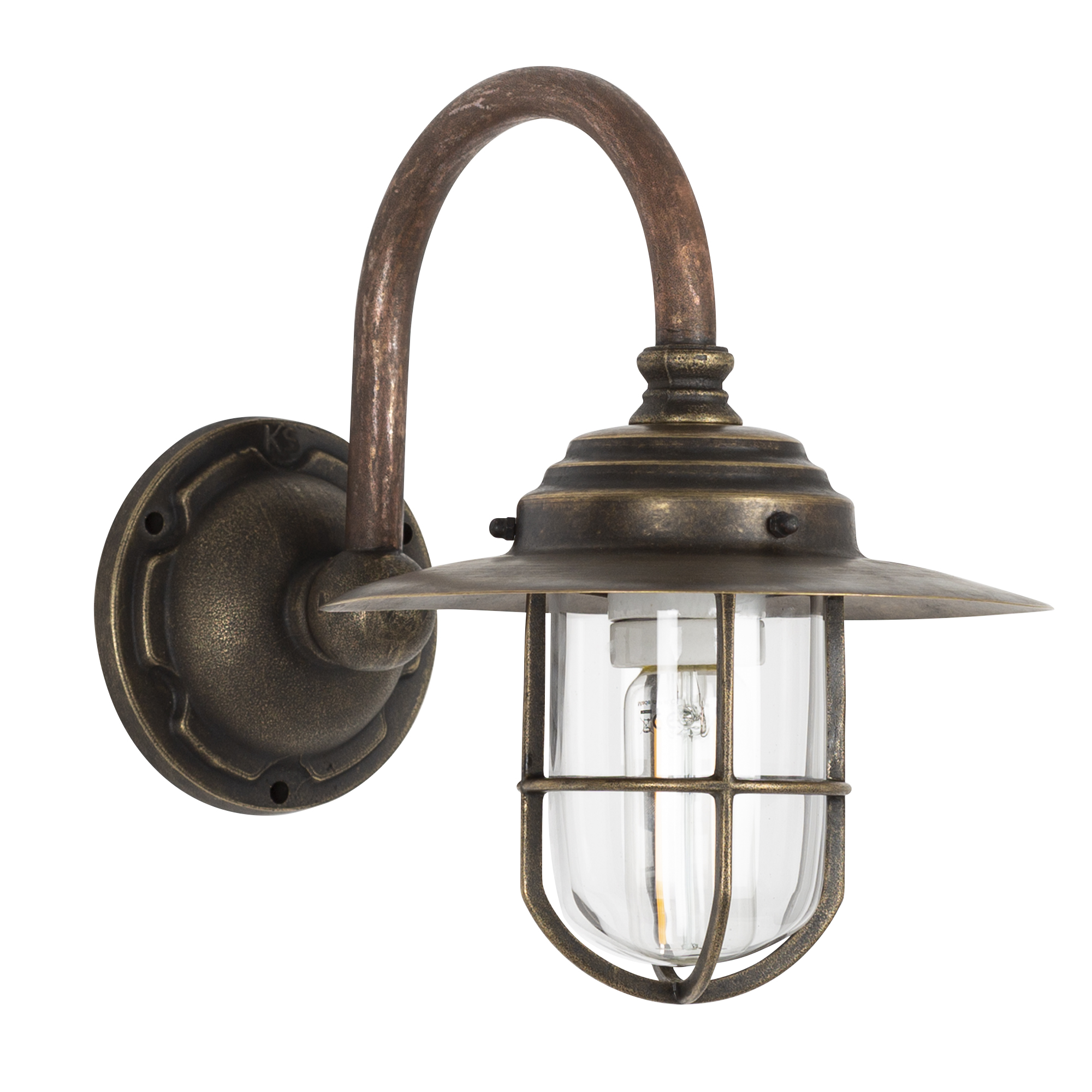 Buitenlamp Barro stallamp met raster Buitenlamp Barro stallamp met raster