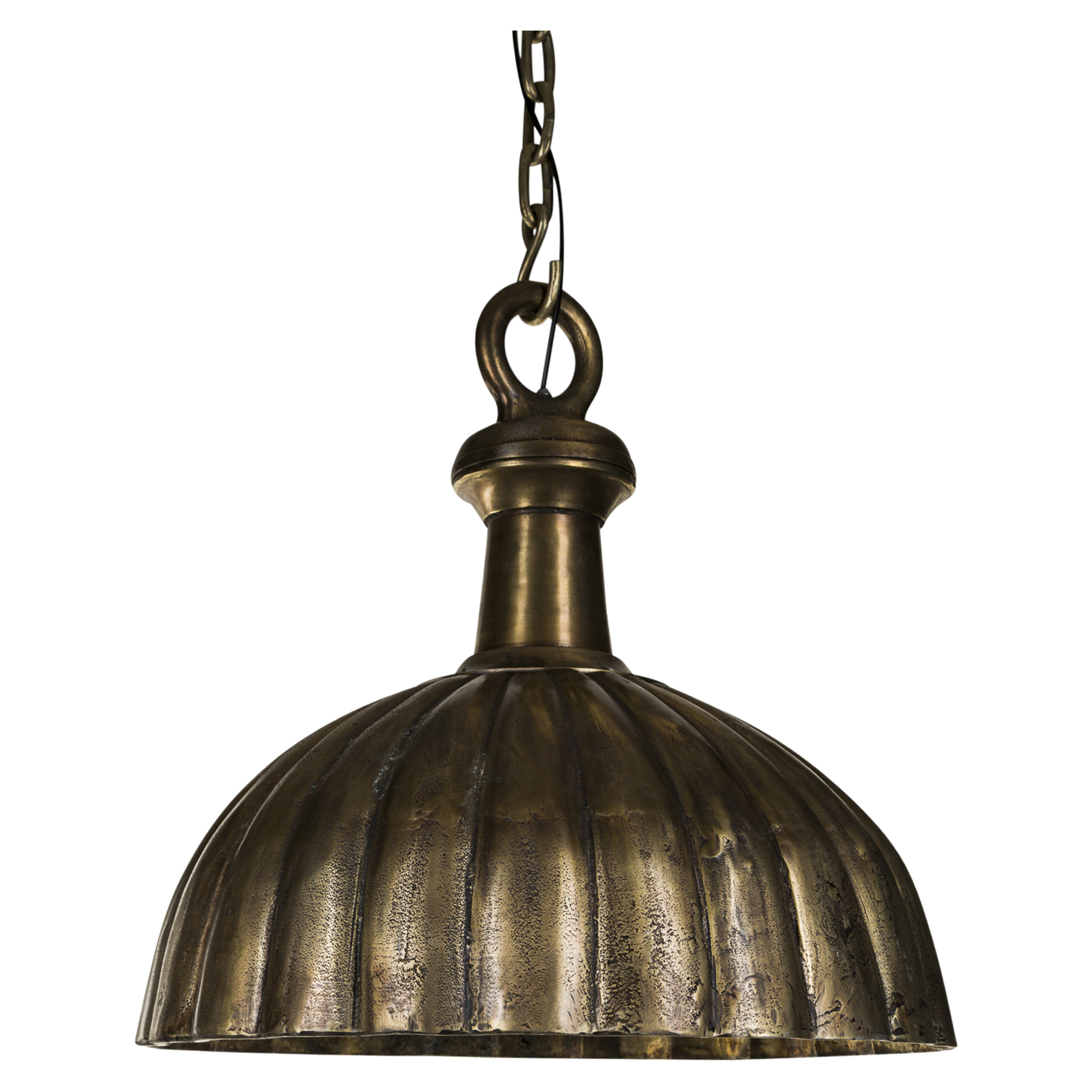 PTMD aluminium brass lamp hanging curved M PTMD aluminium brass lamp hanging curved M
