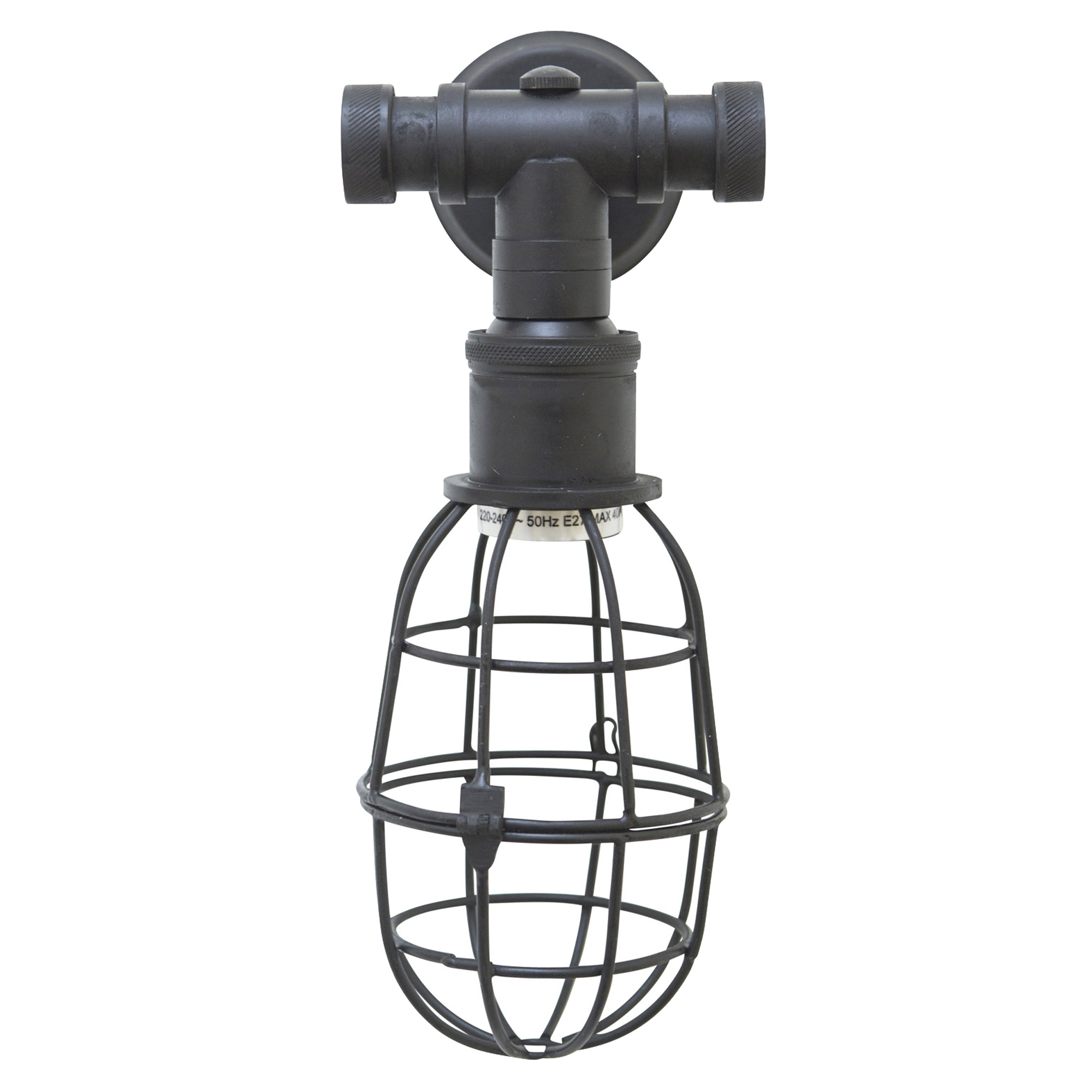 Sandford wandlamp all black Sandford wandlamp all black
