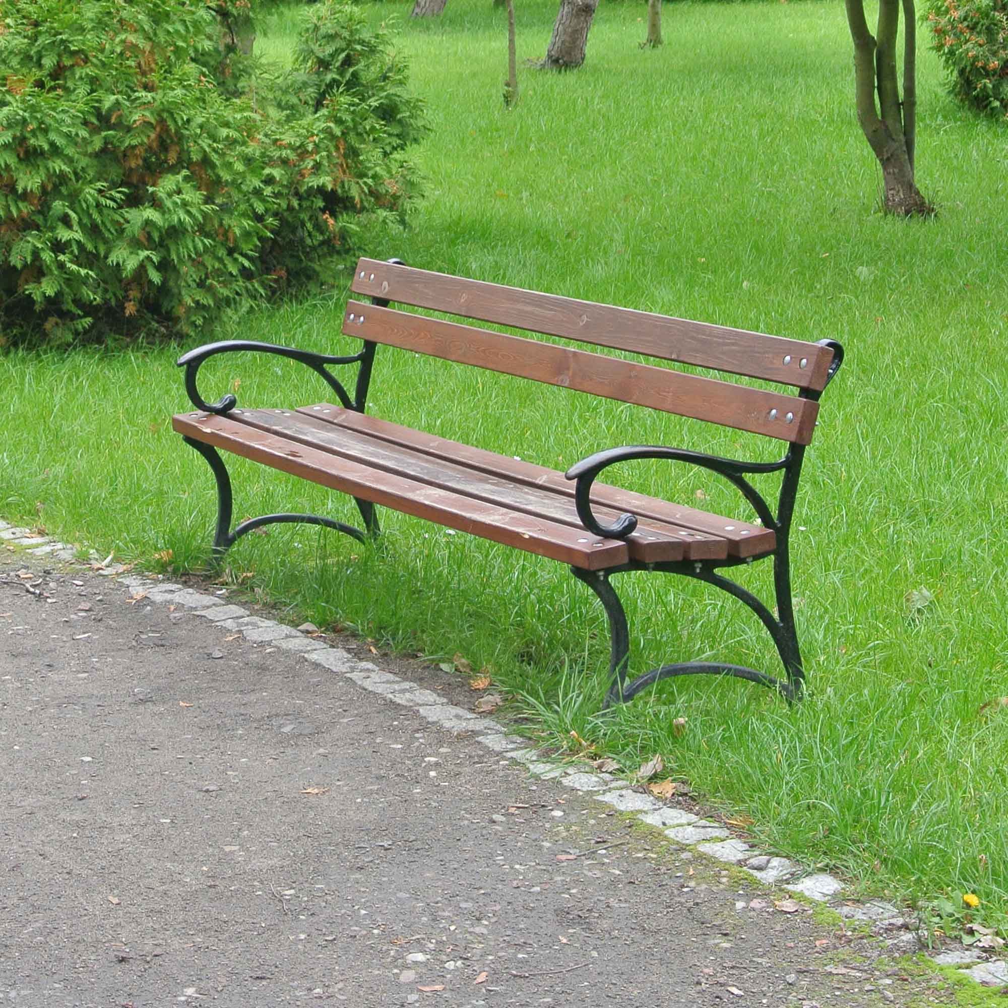 Klassieke robuuste parkbank Klassieke robuuste parkbank