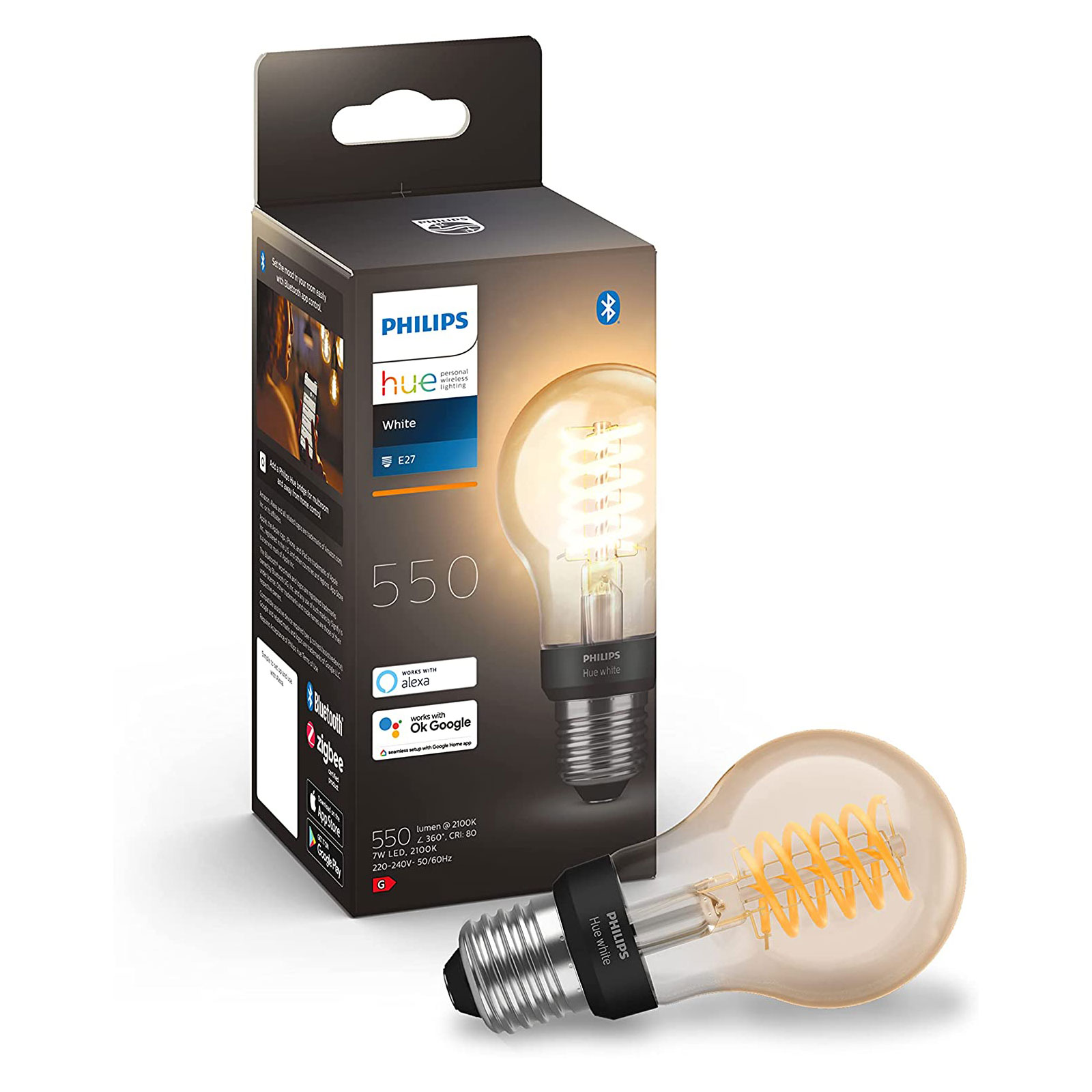 Philips Hue Filament Classic Lamp E27 Philips Hue Filament Classic Lamp E27